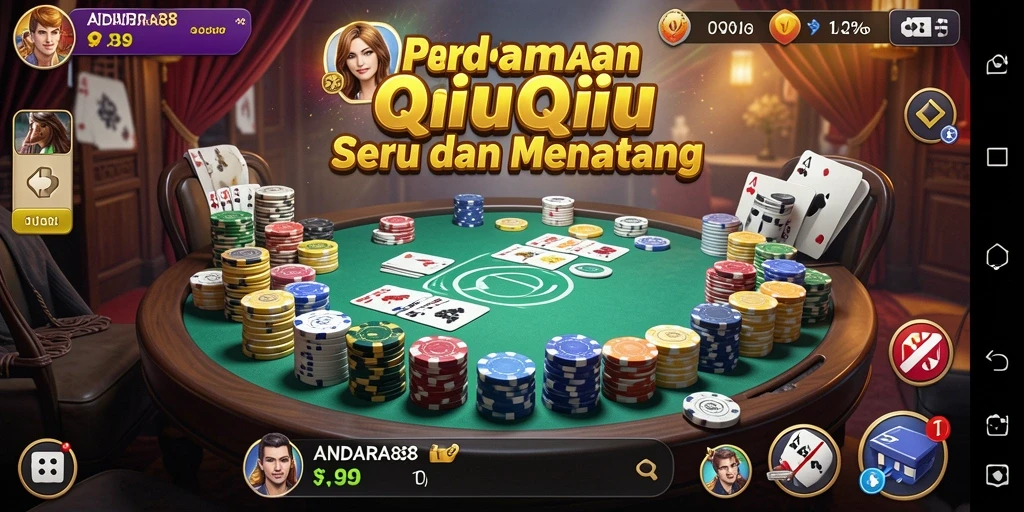 Gameplay QiuQiu yang seru dan menarik di ANDARA88.