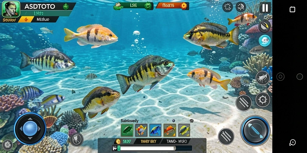 Gameplay ASDTOTO yang penuh aksi dengan penangkapan ikan yang seru.