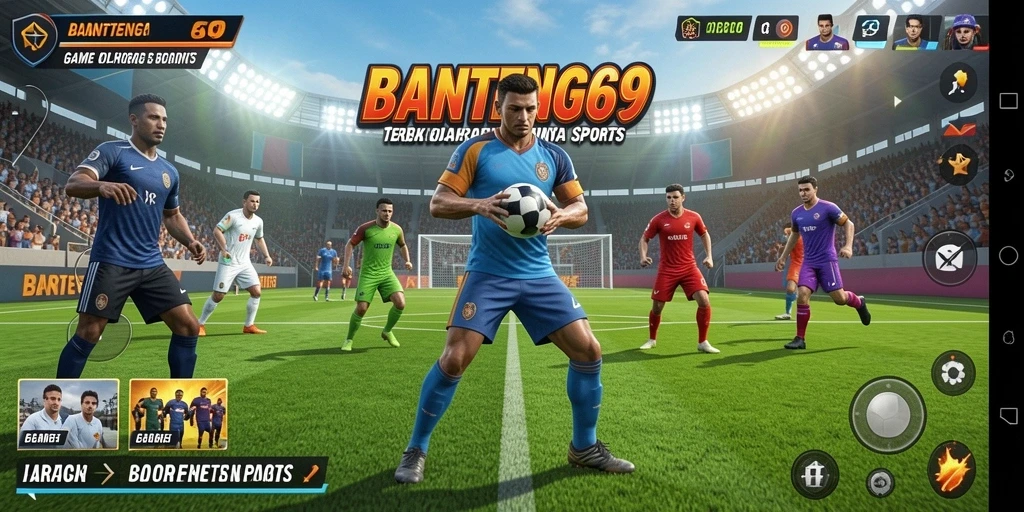 Gameplay seru BANTENG69 yang penuh aksi olahraga.