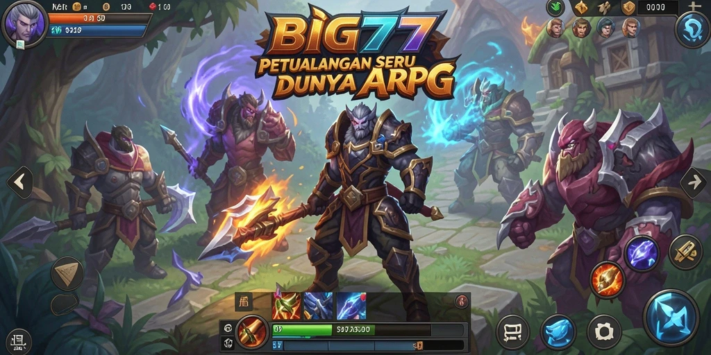 Tampilan gameplay BIG77 yang seru dalam dunia ARPG yang kaya.