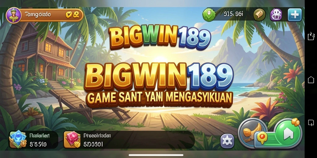 Tampilan gameplay santai dari BIGWIN189 dengan berbagai level menarik.