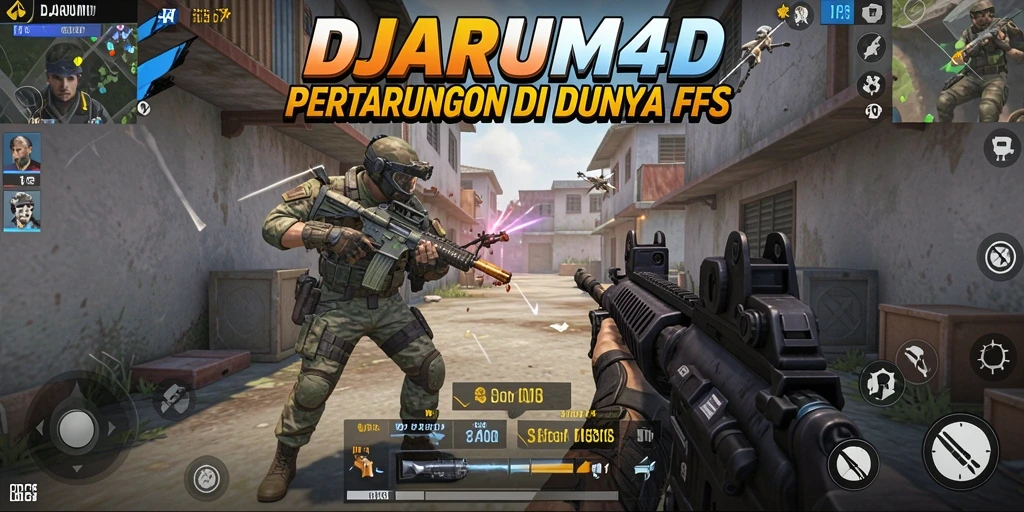 Tampilan aksi intens dalam DJARUM4D