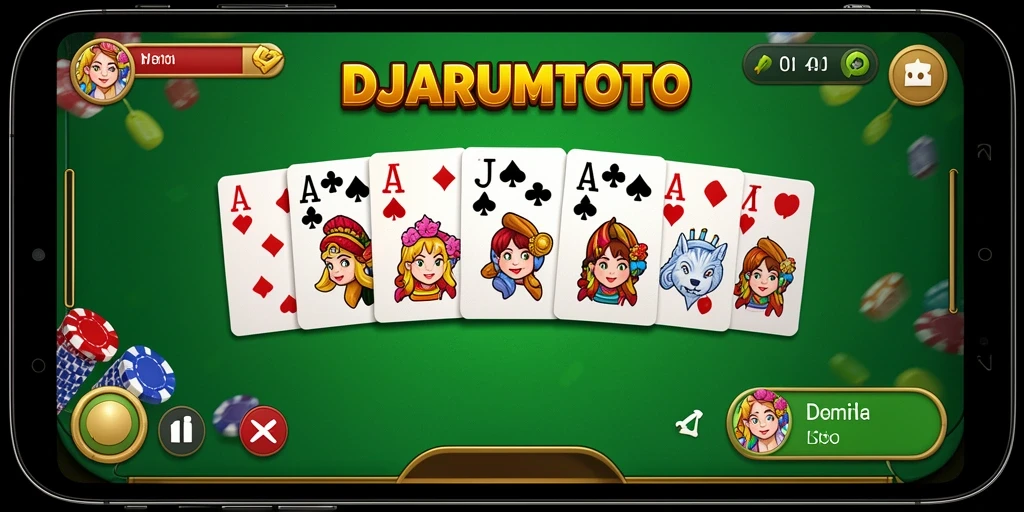 Screenshot DJARUMTOTO menampilkan gameplay seru permainan Domino.