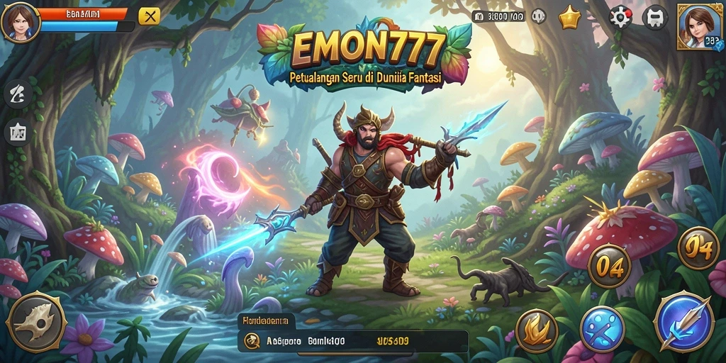 Tampilan gameplay EMON777 yang menarik dan penuh aksi.