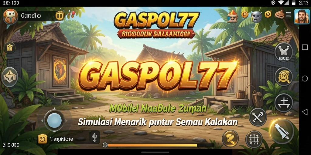 Tampilan menarik dari gameplay simulasi GASPOL77 yang mendalam.