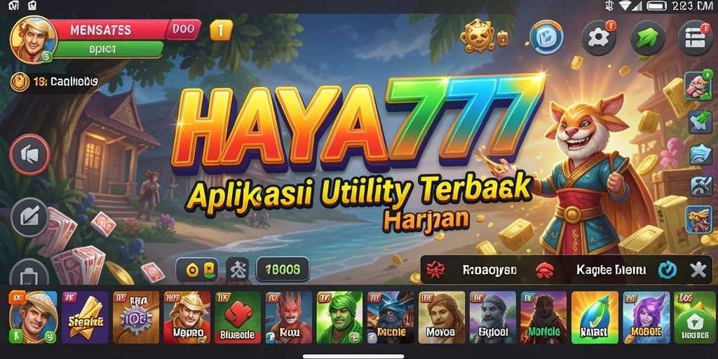 Tampilan antarmuka pengguna HAYA777 yang sederhana dan fungsional.