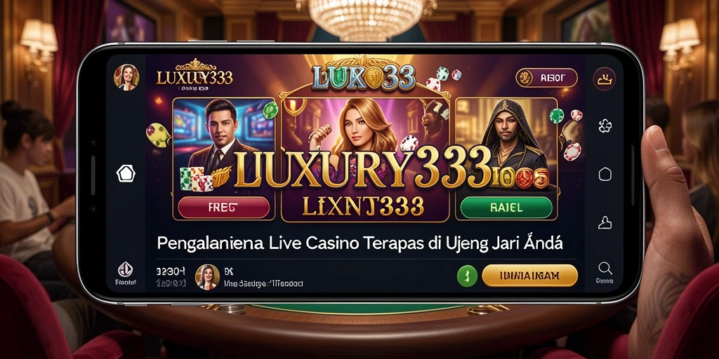 Tampilan gameplay Live Casino yang menegangkan dan mendebarkan.