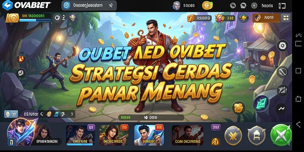 Tampilan gameplay strategi yang mendebarkan dari OVABET.