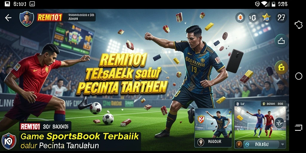 Gameplay REMI101 menampilkan berbagai pilihan taruhan olahraga yang menarik.