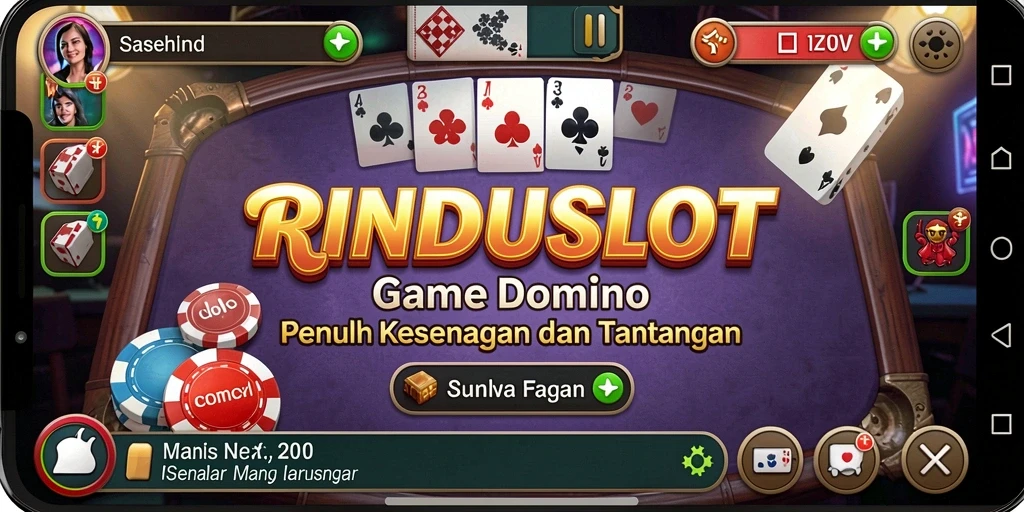 Tampilan gameplay seru di RINDUSLOT dengan elemen interaktif.