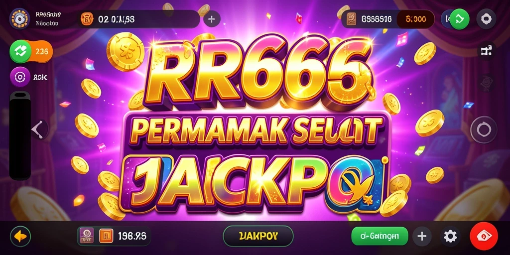Tampilan menarik dan mendebarkan dari gameplay Slot RR666.