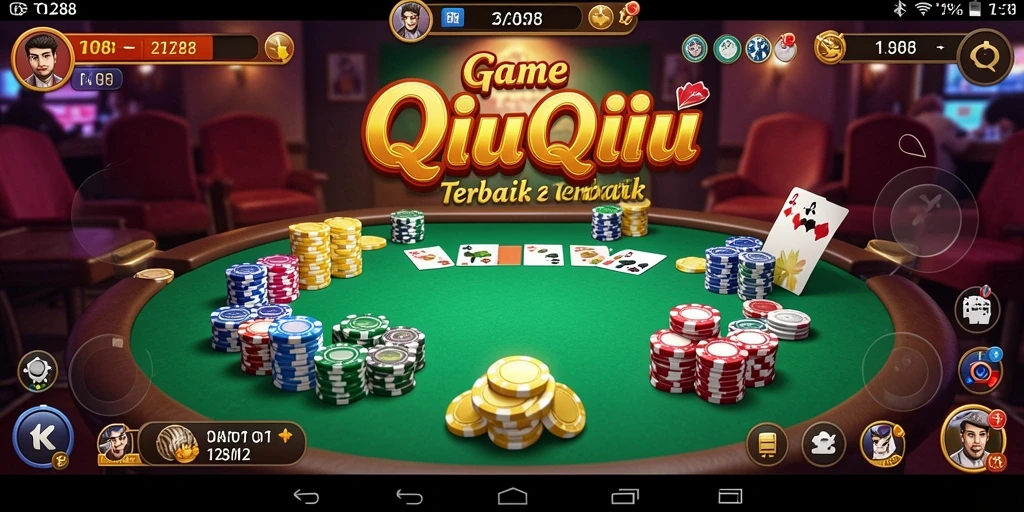 Tangkapan layar gameplay QiuQiu yang seru dan menantang.